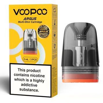 Змінний картридж VooPoo Argus Multi-Ohm Cartridge 0.7/1.0 Ом 2ml VOOPOO-ARGUS-MULTIOHM-2ML фото