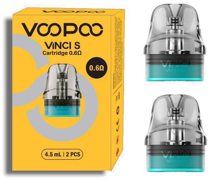 Змінний картридж VooPoo Vinci S 2 мл 0.6 Ом VOOPOO-VINCIS-CART-2ML-06 фото
