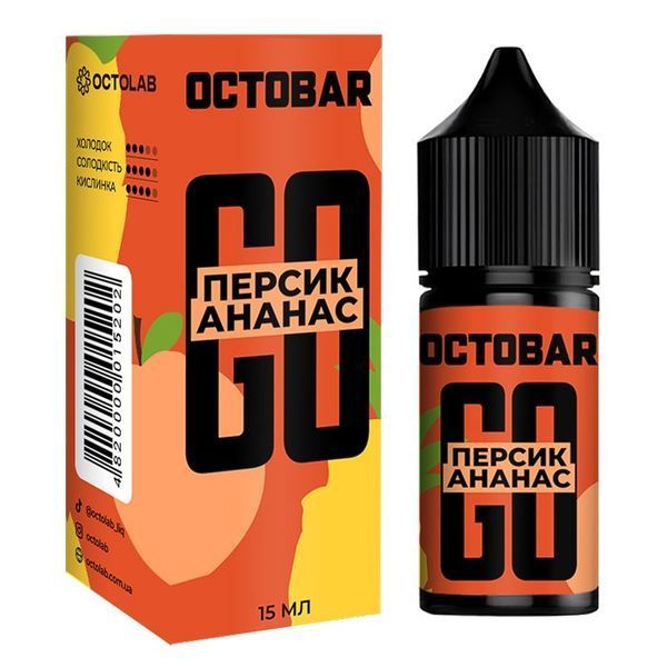 Набор Octobar GO: Персик Ананас 30 мл 96837343490 фото