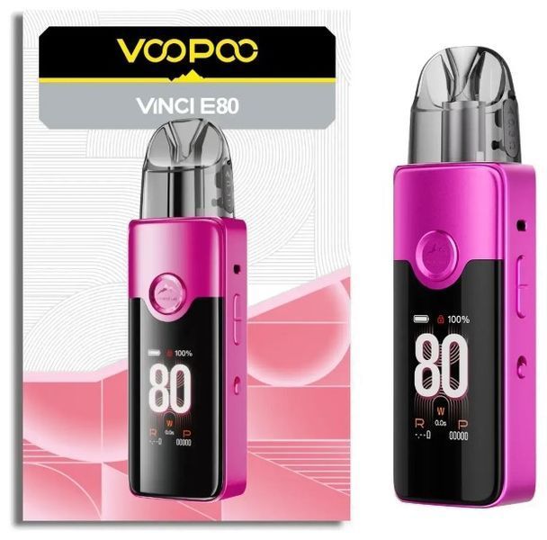 Стартовий набір VooPoo Vinci E80 - Rose Red (Original) VOOPOO-VINCIE80-ROSERED фото