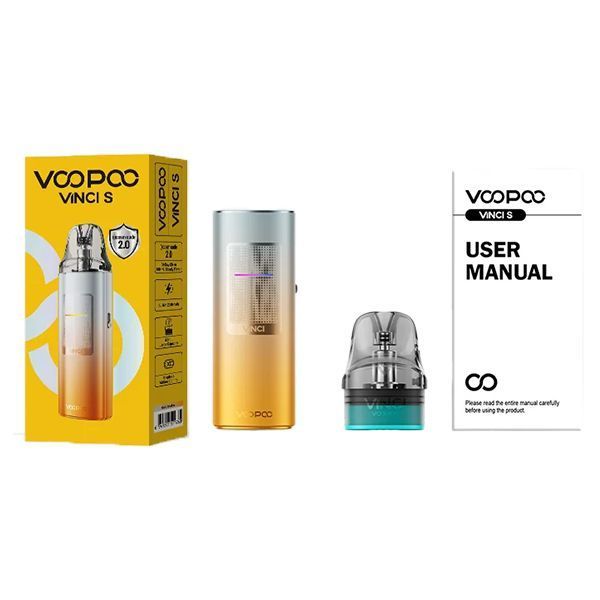 Стартовий набір VooPoo Vinci S - Silver (Original) 7567044 фото